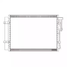 cf20303 Delphi Радиатор кондиционера