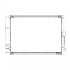 cf20304 Delphi Радиатор кондиционера