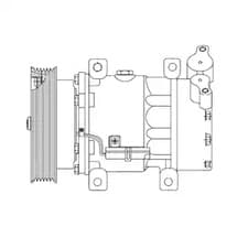 CS20523 Delphi Компресор кондиціонера