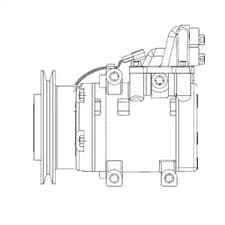 cs20524 Delphi Компрессор кондиционера