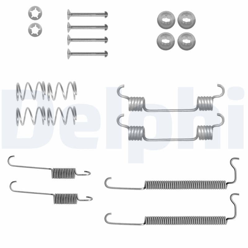 ly1435 Delphi Монтажный комплект барабанных тормозных колодок