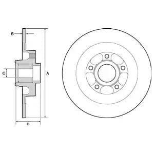 bg9138rs Delphi Тормозной диск
