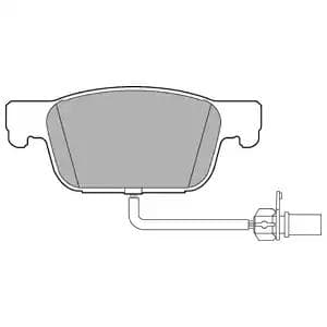 LP3219 Delphi Гальмівні колодки