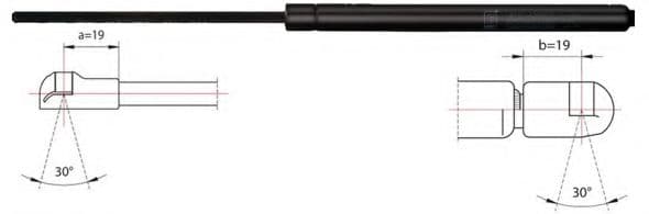 2110085 Metzger Газовий упор багажника для Ford Mondeo