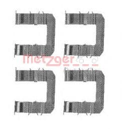 109-1735 Metzger Компоненти дискових гальмівних колодок