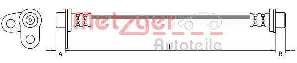 4110747 Metzger Тормозной шланг