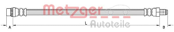4110930 Metzger Тормозной шланг
