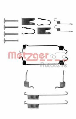 105-0751 Metzger Монтажний комплект барабанних гальмівних колодок