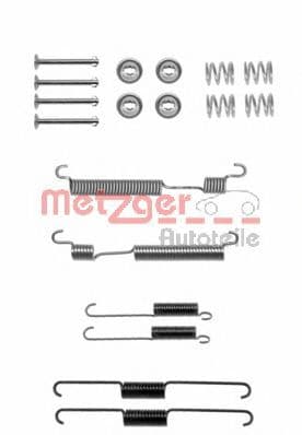 105-0824 Metzger Монтажный комплект барабанных тормозных колодок для Hyundai Atos