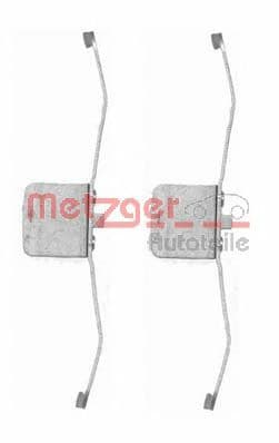 109-1639 Metzger Компоненти дискових гальмівних колодок