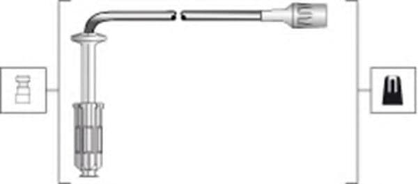 941318111284 Magneti Marelli Комплект дротів запалювання