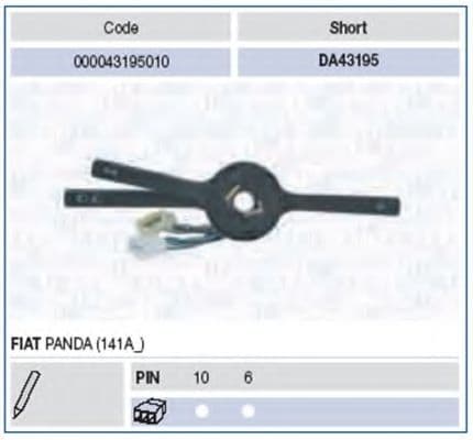 000043195010 Magneti Marelli Підкермовий перемикач