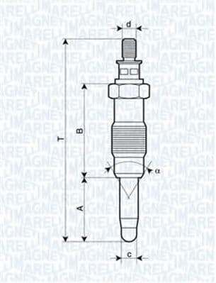 062583003304 Magneti Marelli Свеча накала