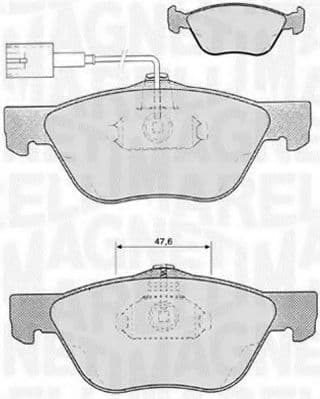363916060103 Magneti Marelli Гальмівні колодки
