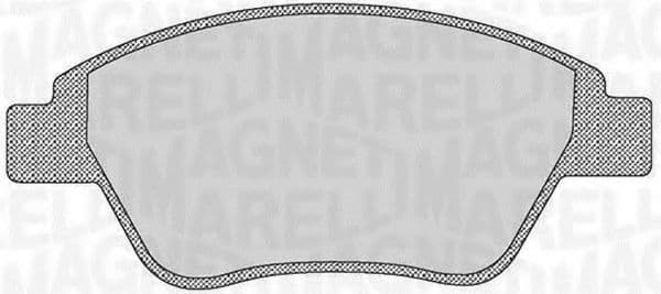 363916060176 Magneti Marelli Тормозные колодки