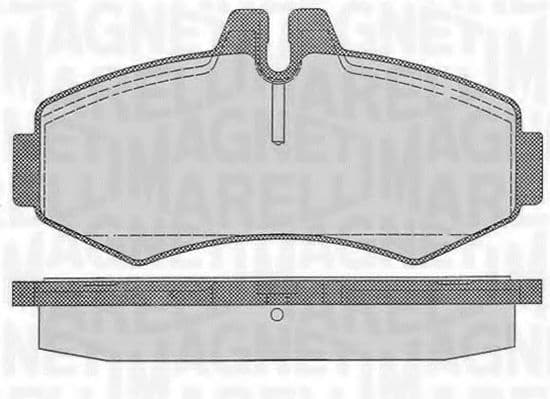 363916060327 Magneti Marelli Гальмівні колодки