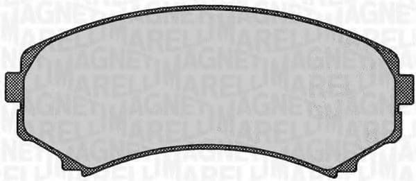 363916060342 Magneti Marelli Гальмівні колодки