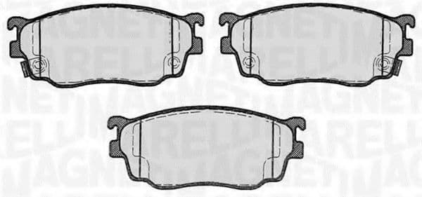 363916060466 Magneti Marelli Гальмівні колодки