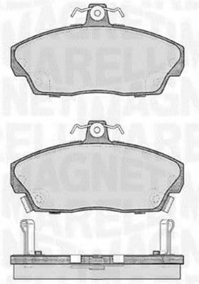 363916060484 Magneti Marelli Гальмівні колодки