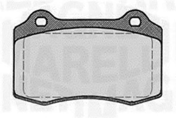 363916060555 Magneti Marelli Гальмівні колодки
