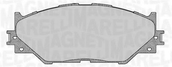 363916060637 Magneti Marelli Гальмівні колодки для Lexus IS