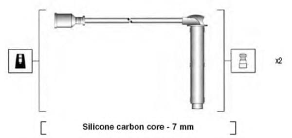 941255180828 Magneti Marelli Комплект проводов зажигания