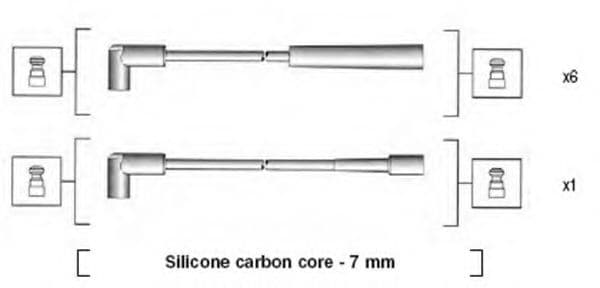 941425020940 Magneti Marelli Комплект проводов зажигания