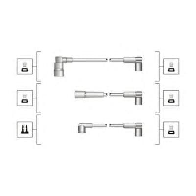 941319170080 Magneti Marelli Комплект дротів запалювання