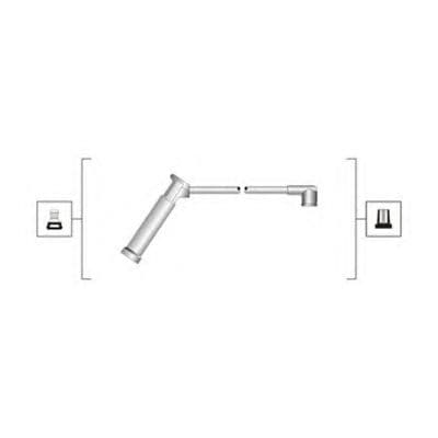 941319170084 Magneti Marelli Комплект дротів запалювання