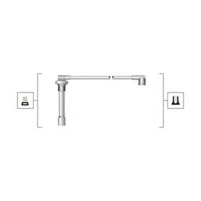 941319170105 Magneti Marelli Комплект дротів запалювання