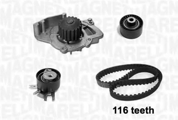 341401690001 Magneti Marelli Комплект ремня ГРМ + помпа