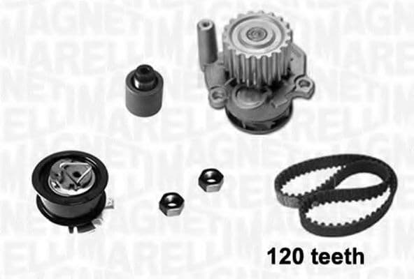 341404790001 Magneti Marelli Комплект ременя ГРМ + помпа