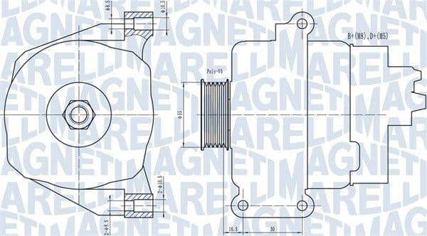 063731766010 Magneti Marelli Генератор