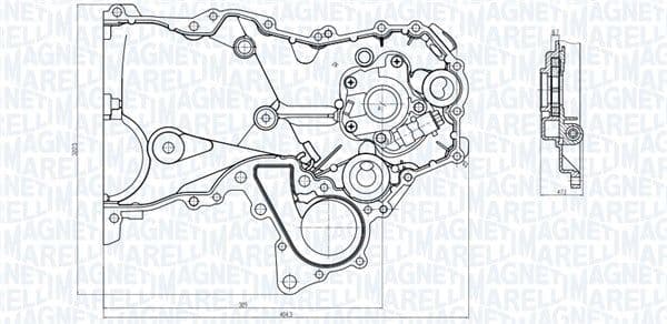 351516000104 Magneti Marelli Оливний насос