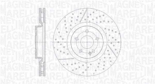 361302040810 Magneti Marelli Тормозной диск