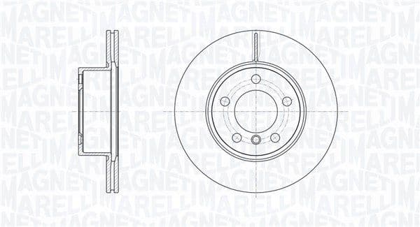 361302040782 Magneti Marelli Гальмівний диск