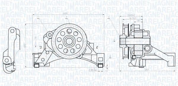 351516000010 Magneti Marelli Оливний насос