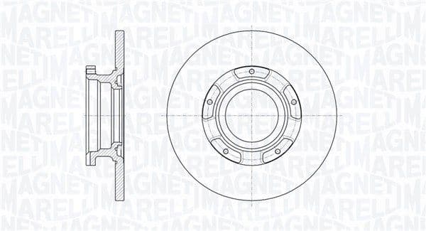 361302040713 Magneti Marelli Гальмівний диск