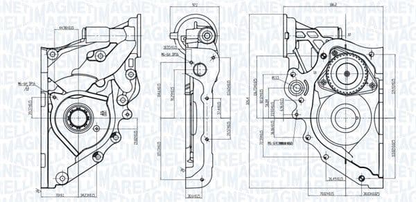 351516000080 Magneti Marelli Оливний насос