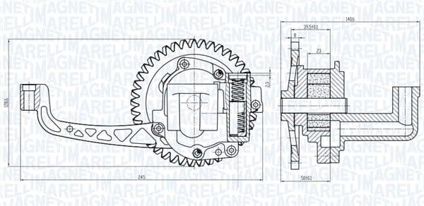 351516000015 Magneti Marelli Оливний насос