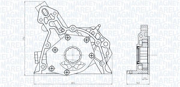 351516000143 Magneti Marelli Масляный насос