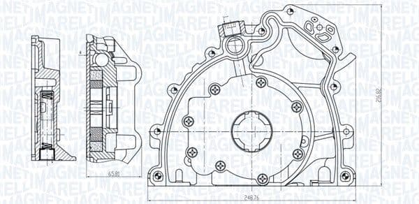 351516000042 Magneti Marelli Масляный насос