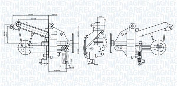 351516000016 Magneti Marelli Масляный насос
