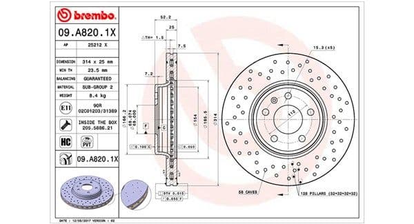 360406081402 Magneti Marelli Тормозной диск