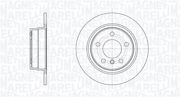 361302040733 Magneti Marelli Гальмівний диск