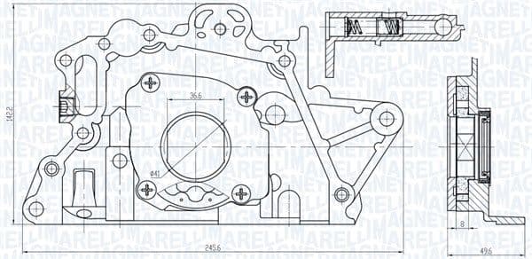 351516000150 Magneti Marelli Оливний насос