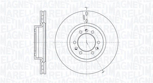 361302040392 Magneti Marelli Гальмівний диск для Iveco Daily III