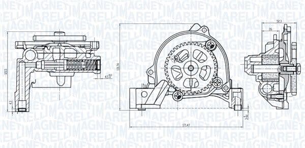 351516000026 Magneti Marelli Оливний насос