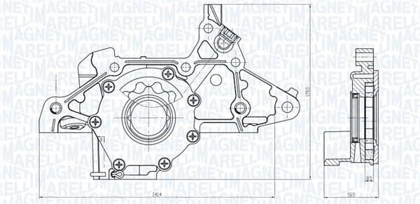 351516000103 Magneti Marelli Оливний насос для Kia Carens