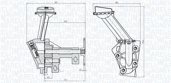 351516000128 Magneti Marelli Оливний насос